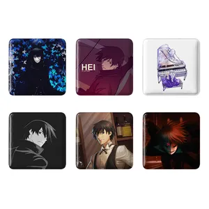 مگنت خندالو طرح انیمه تاریک تر از سیاهی Darker than black کد 1383B مجموعه 6 عددی
