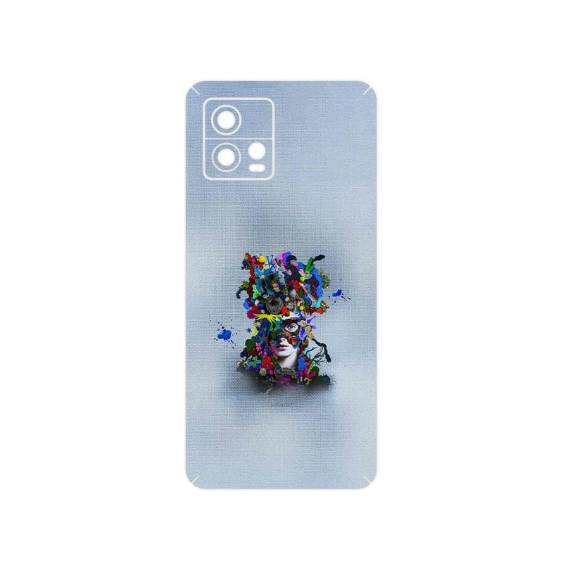 برچسب پوششی ماهوت مدل Collage of surreal Portrait of Women 4 مناسب برای گوشی موبایل موتورولا Moto G72