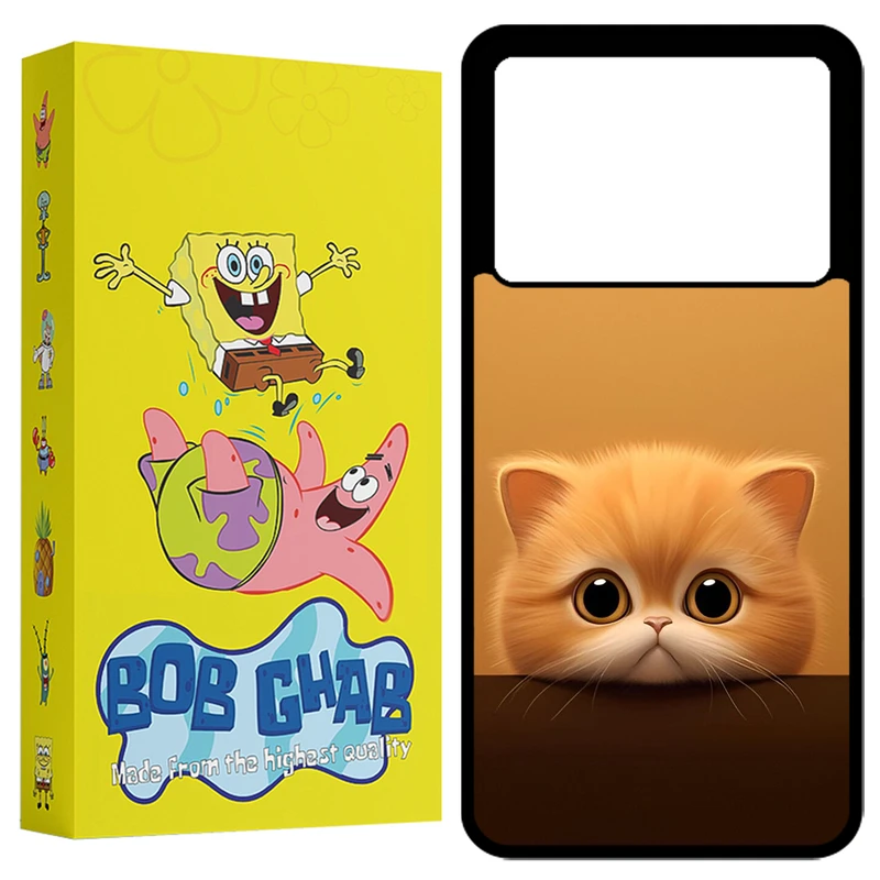 کاور باب قاب طرح گربه مدل BCPX6P مناسب برای گوشی موبایل شیائومی Poco X6 Pro 5G / Redmi K70E