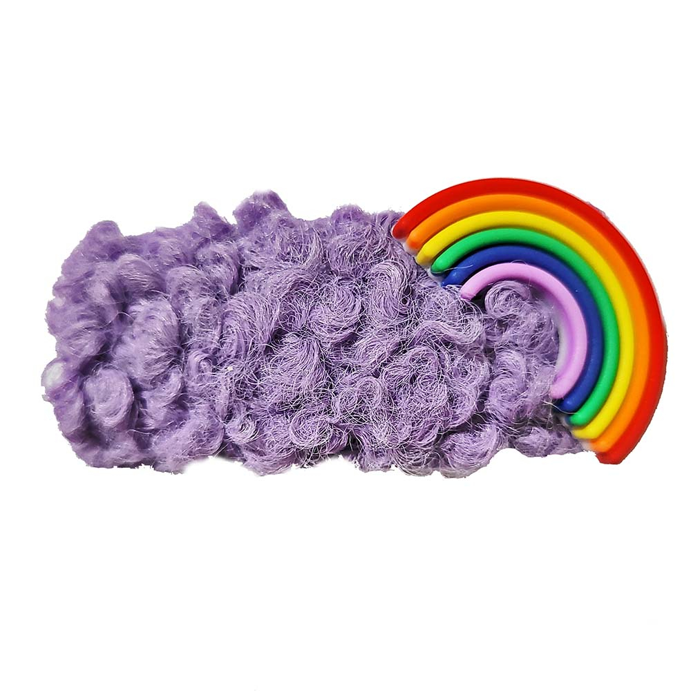 گیره مو دست ساز نیک ثمر مدل سیلیکونی بسته 2 عددی