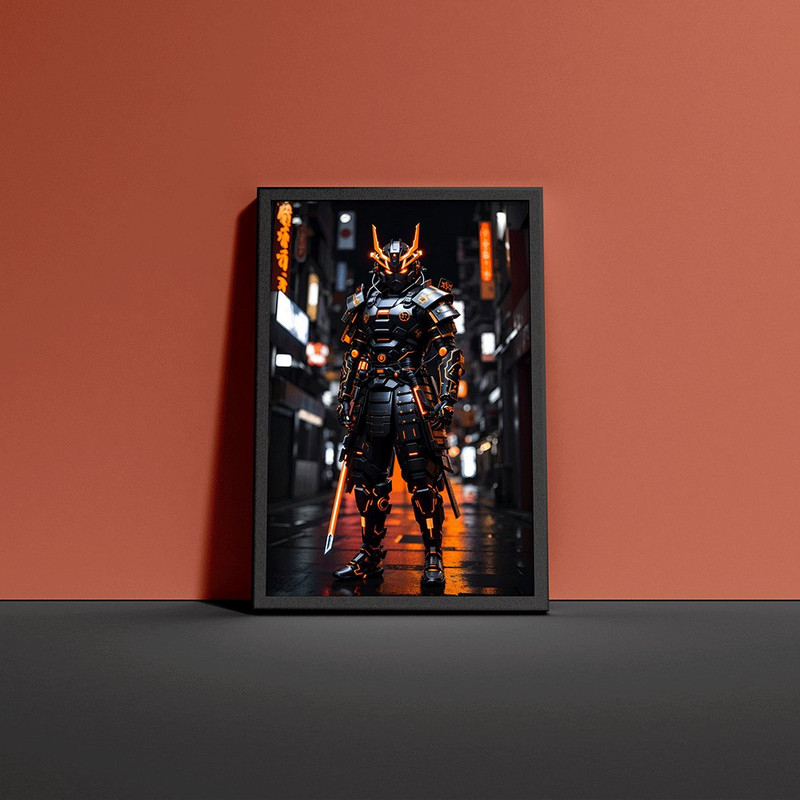 تابلو طرح سامورایی مدل AX18