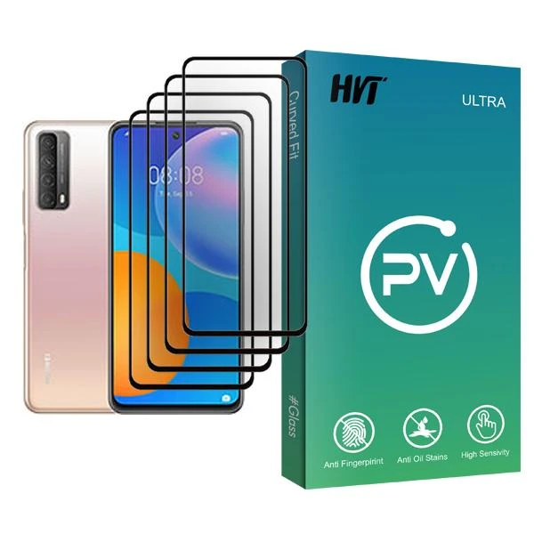 محافظ صفحه نمایش اچ وی تی مدل PV Glass MIX004 مناسب برای گوشی موبایل هوآوی Y7a بسته چهار عددی