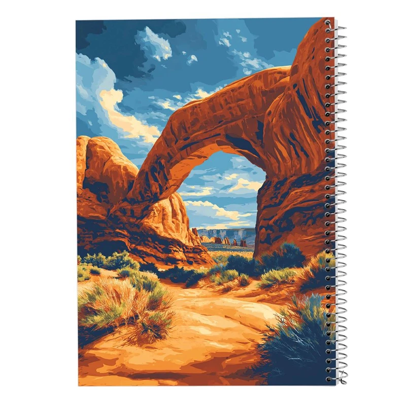 دفتر نقاشی 50 برگ مدوپد مدل کویر کد DF16700