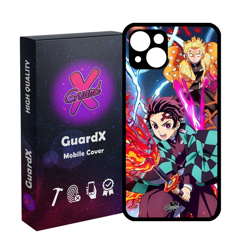 کاور گارد ایکس طرح Demon Slayer Anime مدل Glass10548 مناسب برای گوشی موبایل اپل iPhone 13