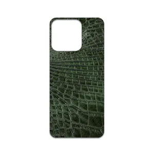 MAHOOT Green-Crocodile-Leather Cover Sticker for Honor X7c