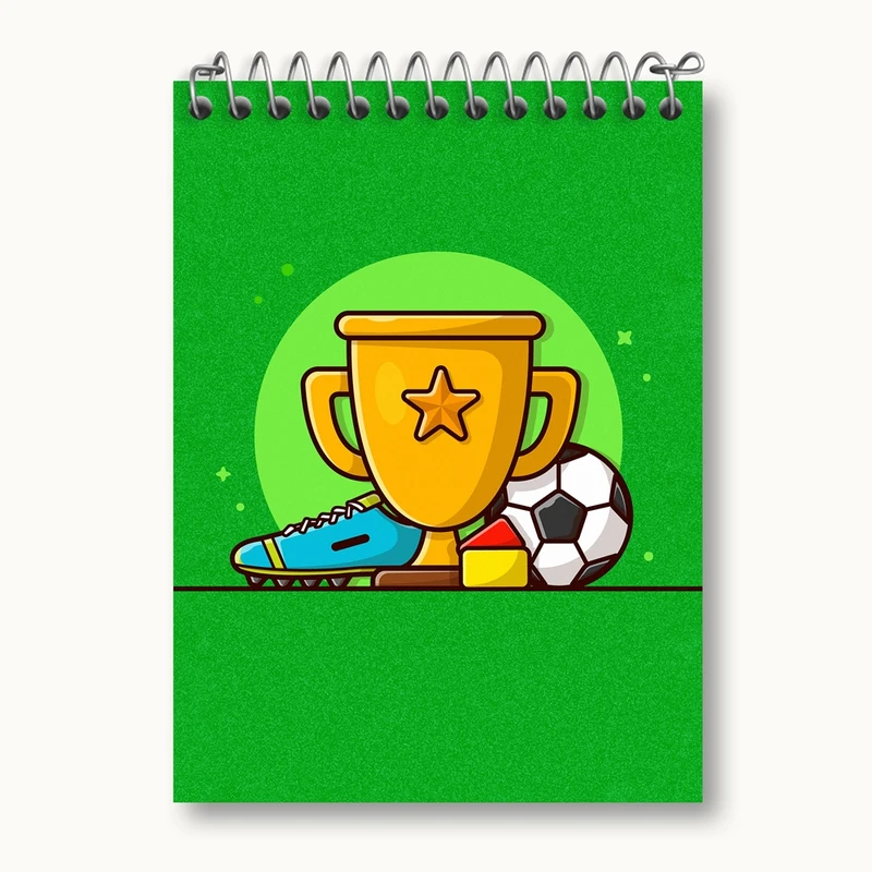 دفتر یادداشت 50 برگ خندالو مدل فوتبال کد 10021