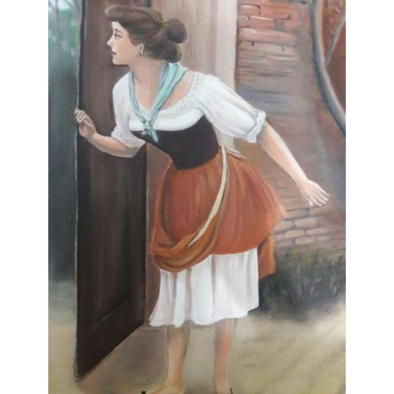 تابلو نقاشی رنگ روغن مدل 03