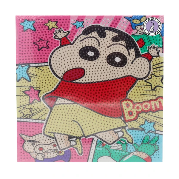 بازی آموزشی باکیدز مدل نقاشی الماسی شین چان و ابر قهرمان