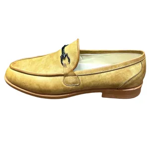 کفش مردانه مدل مجلسی کد CA-T02 رنگ کرمی