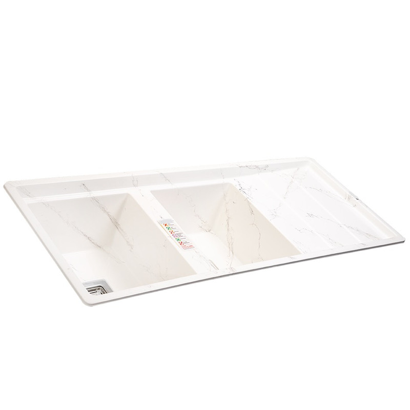 سینک ظرفشویی گرانیت توکار دو لگنه کد 120RN سینک ظرفشویی گرانیت توکار دو لگنه کد 120RN