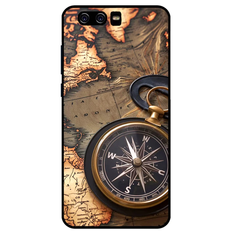 کاور مگافون طرح نقشه مدل 7397 مناسب برای گوشی موبایل هوآوی P10 