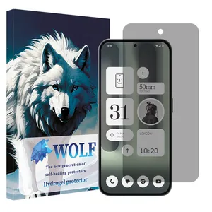 Wolf Tough model privacy screen protector suitable for Nothing Phone 2a Plus mobile phone
