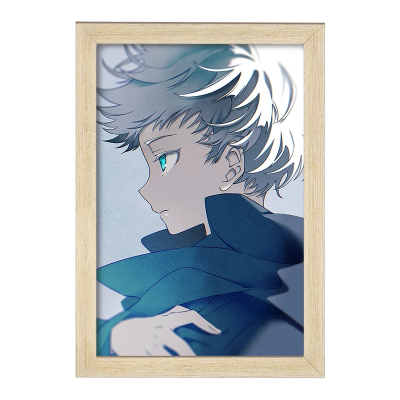 تابلو خندالو مدل کودکی گوجو ساتورو انیمه جوجوتسو کایزن  کد 11127