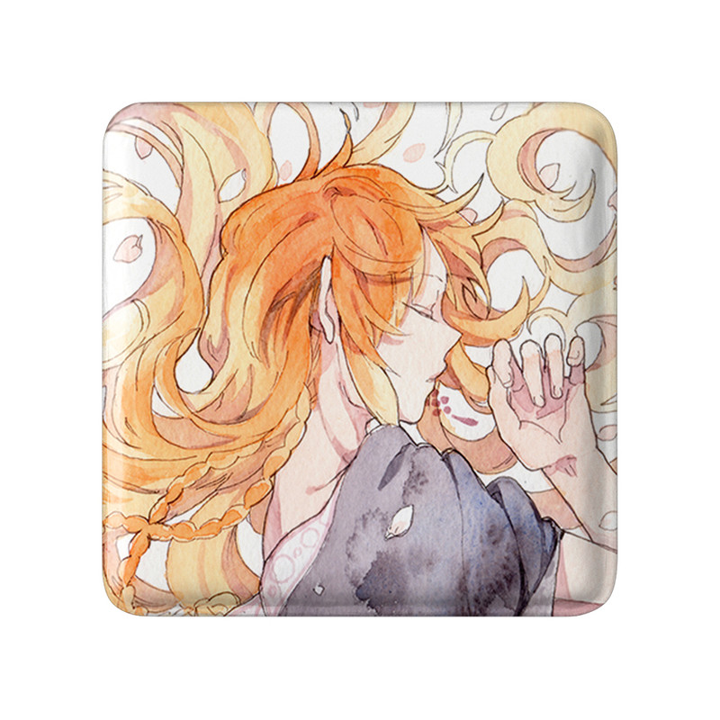 مگنت خندالو طرح تیتوس انیمه ماگی هزارتوی سحر و جادو مدل مربعی کد 36045