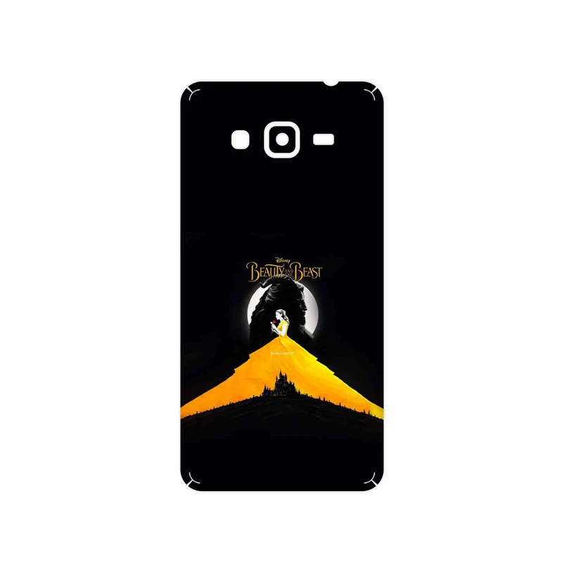 برچسب پوششی ماهوت مدل Beauty and the Beast مناسب برای گوشی موبایل سامسونگ Galaxy Grand Prime