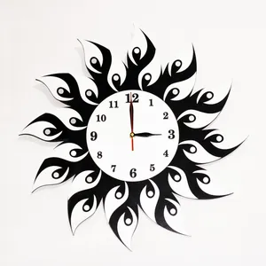 ساعت دیواری طرح خورشید کد 107