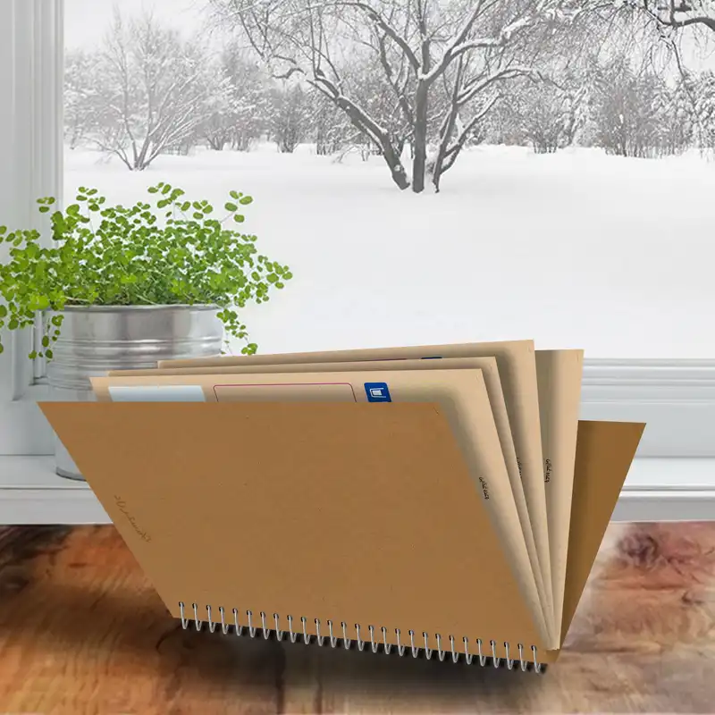 دفتر برنامه ریزی 50 برگ مستر راد طرح کرافت کد fiory 1907