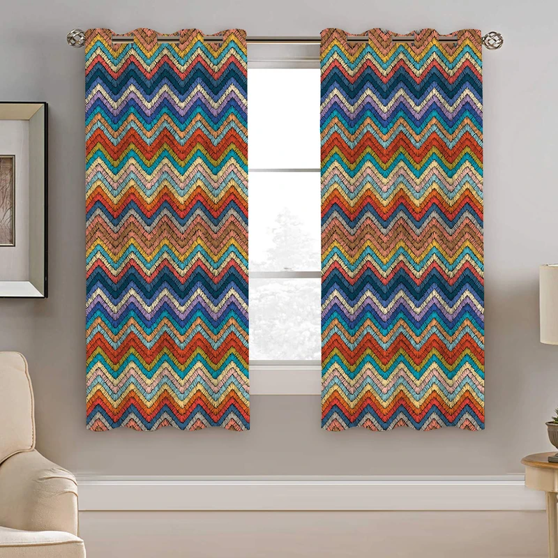 پرده نیروانا طرح سنتی مدل مخمل کد 4550 سایز 140×200 سانتی متر