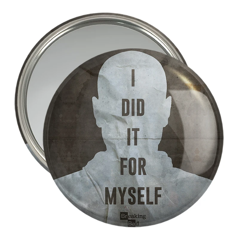 آینه جیبی خندالو مدل سریال بریکینگ بد Breaking Bad  کد 3164