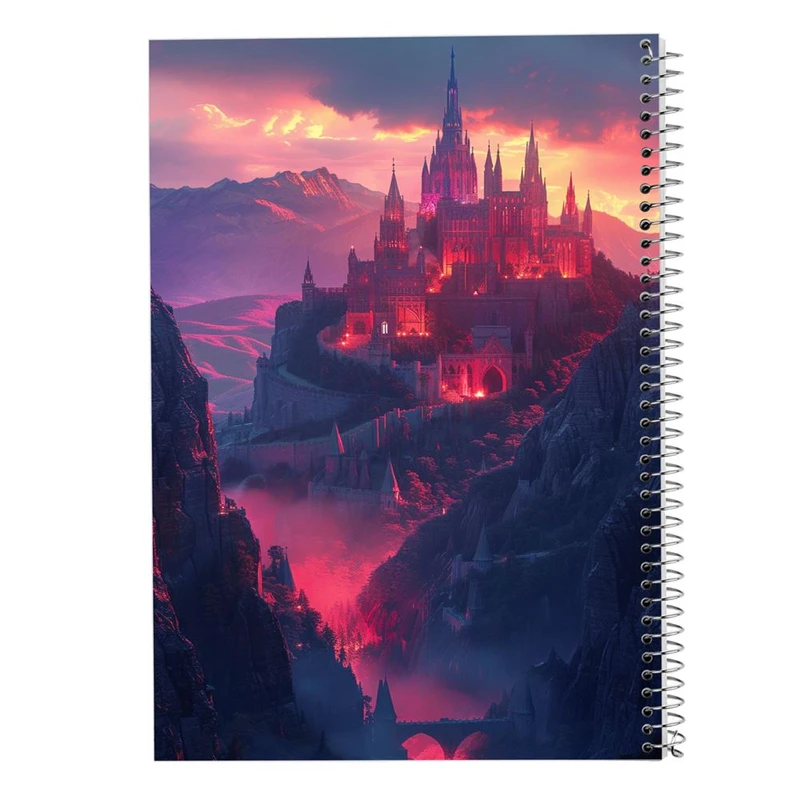 دفتر شطرنجی 50 برگ مدوپد طرح طبیعت کد DF15313