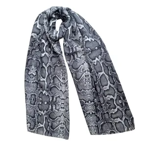 شال زنانه مدل نخی تابستانی نازک و خنک پوست ماری