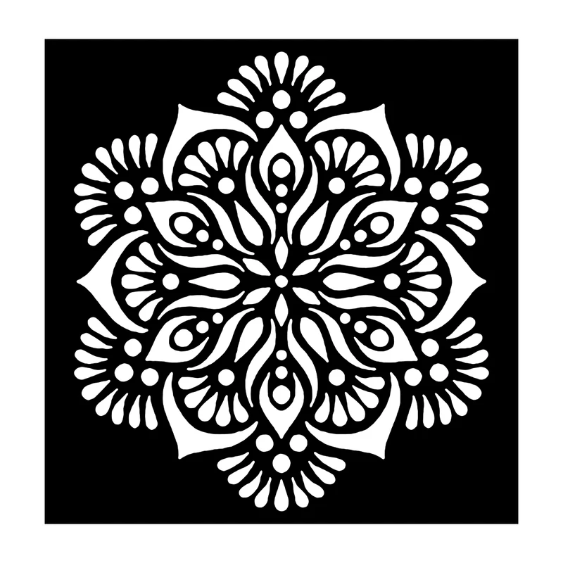  شابلون باتیس آرت طرح تذهیب کد 50-579