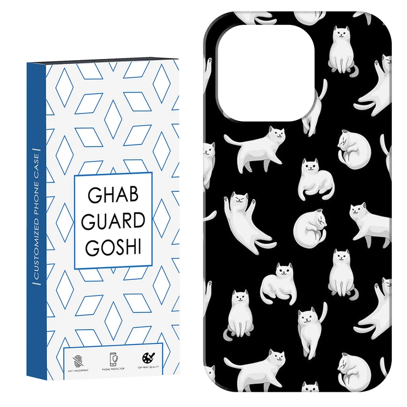 کاور قاب گارد گوشی طرح پیشی کد Dimo-551 مناسب برای گوشی موبایل اپل IPHONE 15 PRO MAX   