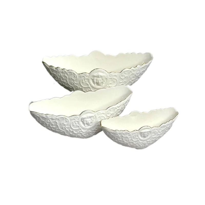 ظرف پذیرایی مدل کشکول مجموعه ۳ عددی