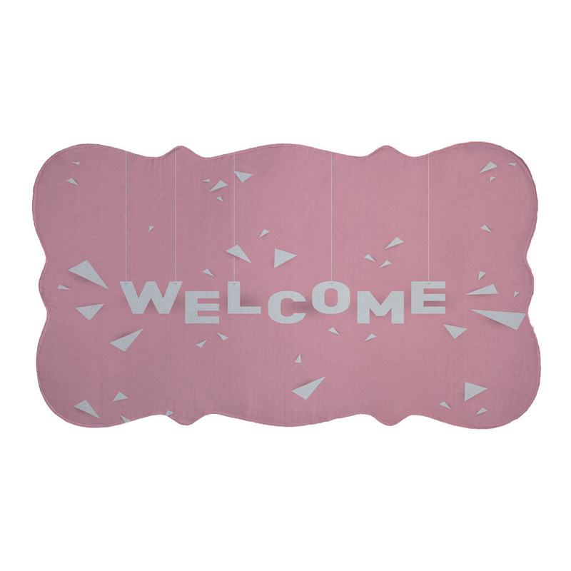 پادری مدل دالبر طرح WELCOME کد 8261 سایز 110×60 سانتی متر پادری مدل دالبر طرح WELCOME کد 8261 سایز 110×60 سانتی متر