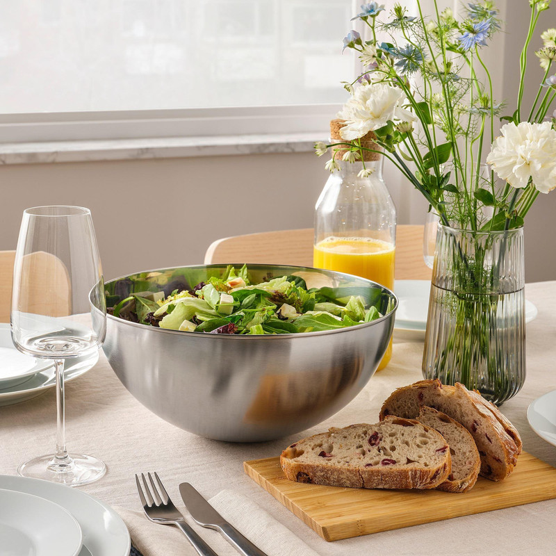 کاسه استیل ایکیا مدل BLANDA BLANK سایز 28