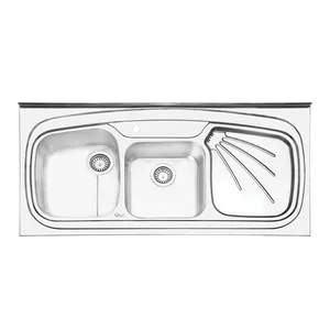 سینک ایلیا استیل مدل 1013L توکار سایز 60 × 120 سانتی متر