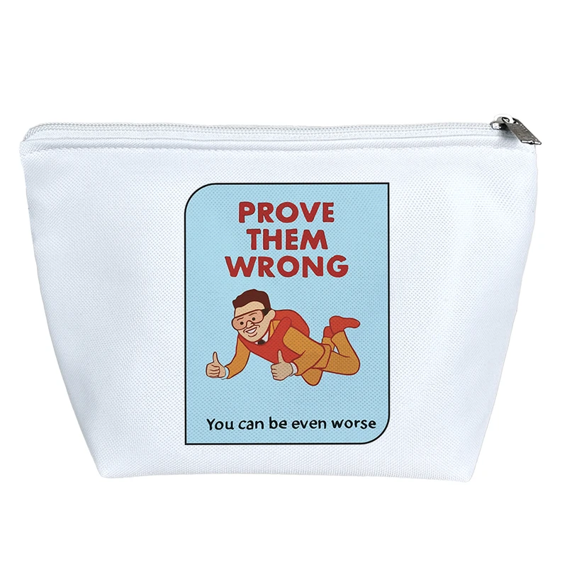 کیف لوازم آرایش دخترانه خندالو مدل ثابت کن در اشتباهن کد 9507