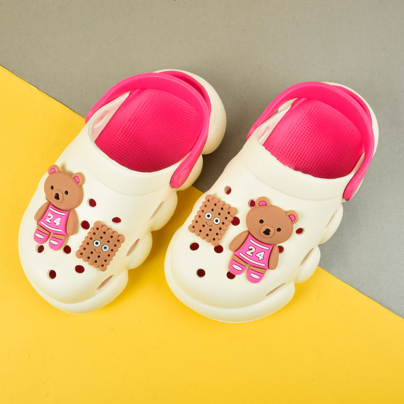 صندل زنانه مدل تدی بیسکویتی 4123