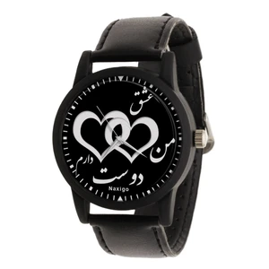 ساعت مچی عقربه ای ناکسیگو مدل عشق من دوست دارم کد LF12320