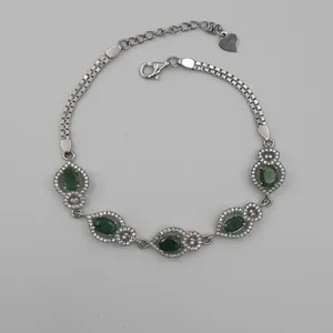 دستبند نقره زنانه کد 2621