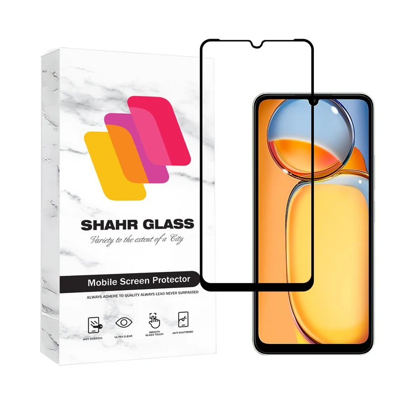 محافظ صفحه نمایش شهر گلس مدل CRMSNWSH مناسب برای گوشی موبایل شیائومی Redmi 13C 4G /13C 5G / Poco M6 5G