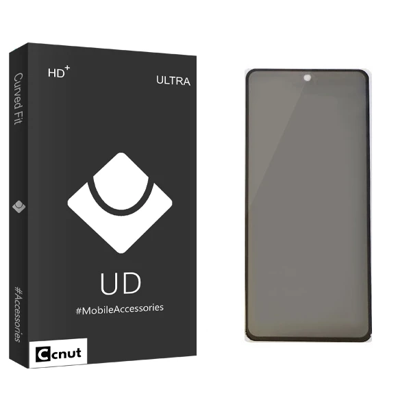 محافظ صفحه نمایش حریم شخصی کوکونات مدل UD Black مناسب برای گوشی موبایل شیائومی Redmi Note 9 Pro