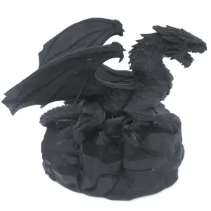 فیگور مدل اژدها روی سنگ ارتفاع 9 سانتی متر