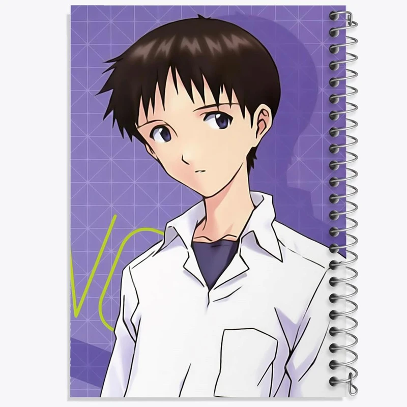 دفتر نت موسیقی 50 برگ خندالو مدل شینجی ایکاری انیمه اونگلیون کد 13796