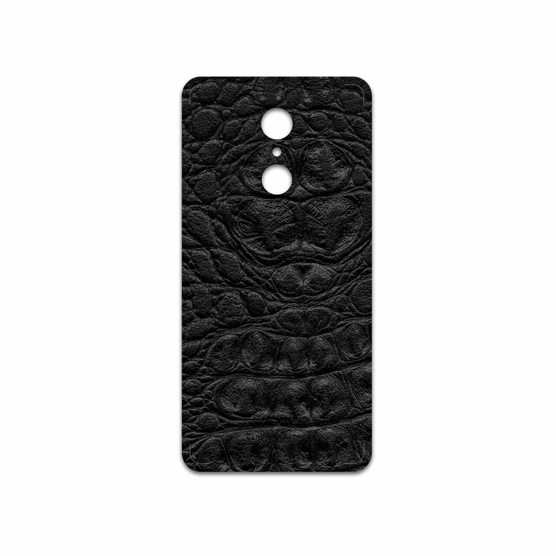 برچسب پوششی ماهوت مدل Black-Crocodile-Leather مناسب برای گوشی موبایل شیائومی REDMI 5