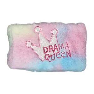 کیف لوازم آرایش زنانه مدل فانتزی پولیشی طرح تاج