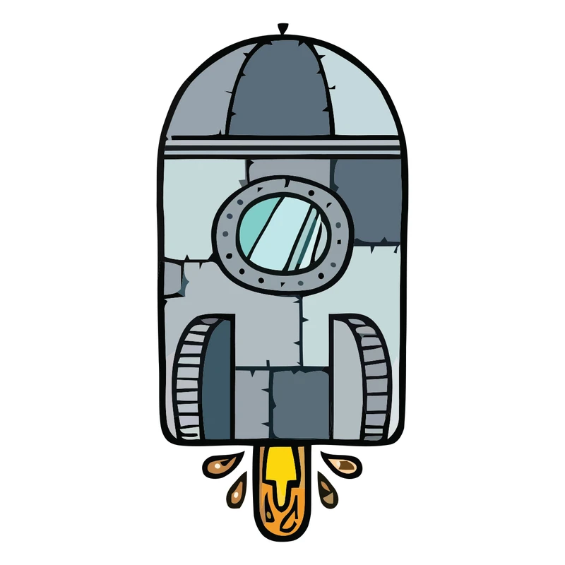 برچسب لپ تاپ پویا مارکت طرح بستنی موشکی کد 3174