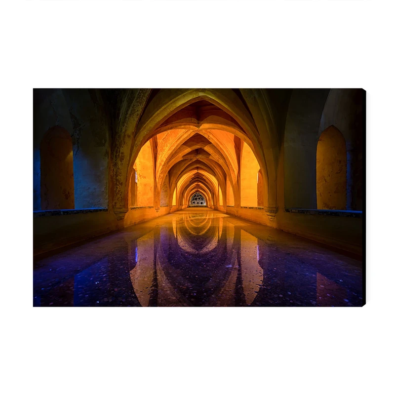 تابلو شاسی عرش طرح گردشگری اسپانیا مدل کاخ آلکازار سویا کد As6431