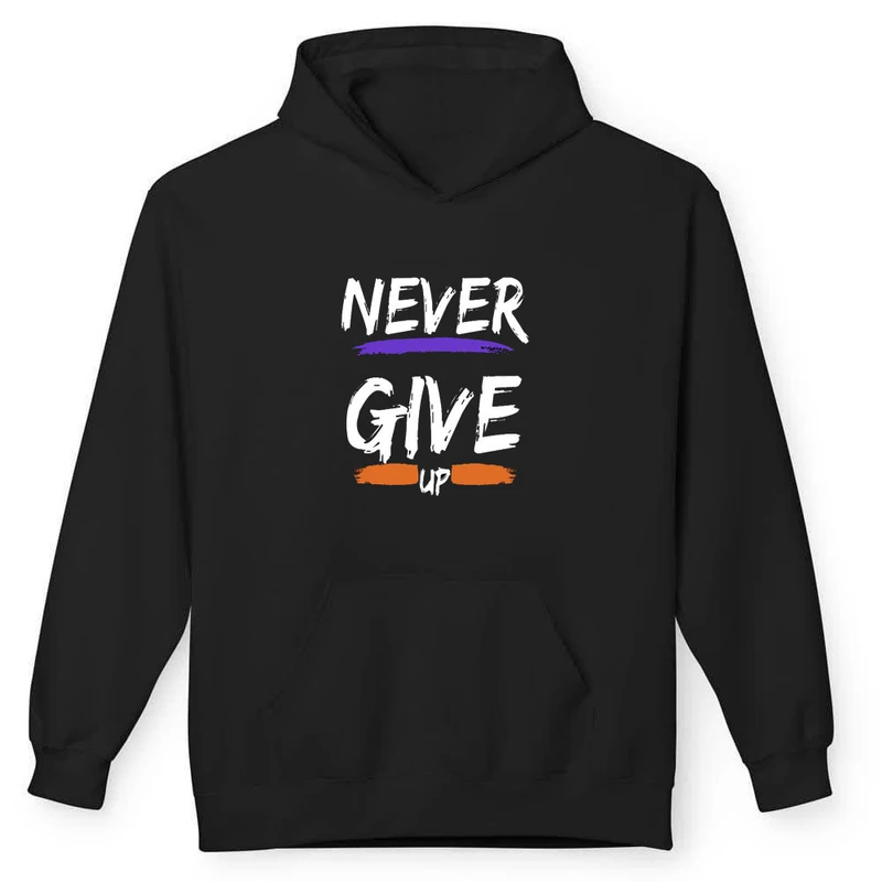 هودی مردانه پاد آفرین مدل never give up کد 0194