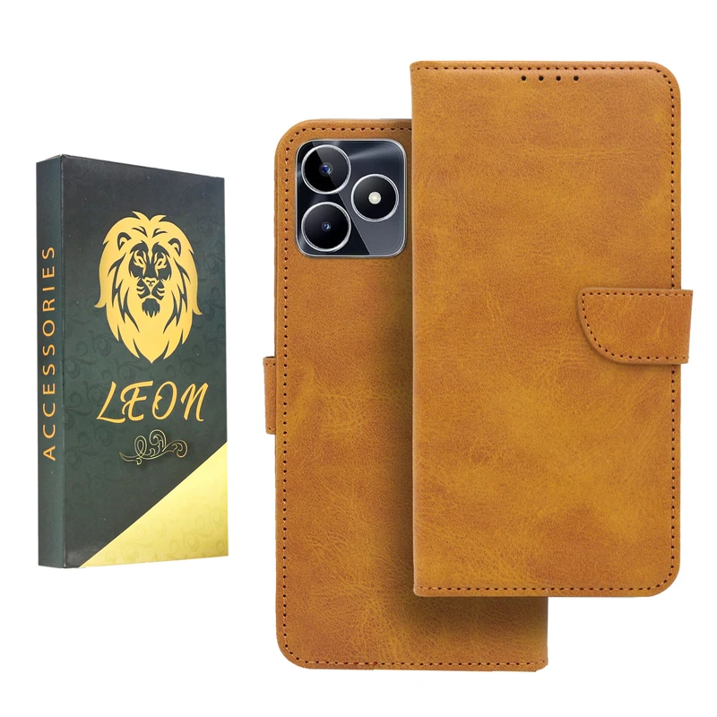 کیف کلاسوری لئون مدل Khoshi مناسب برای گوشی موبایل ریلمی C53