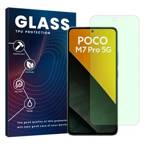 Glass Eye Care model Green light screen protector suitable for Xiaomi Poco M7 Pro 5G mobile phone