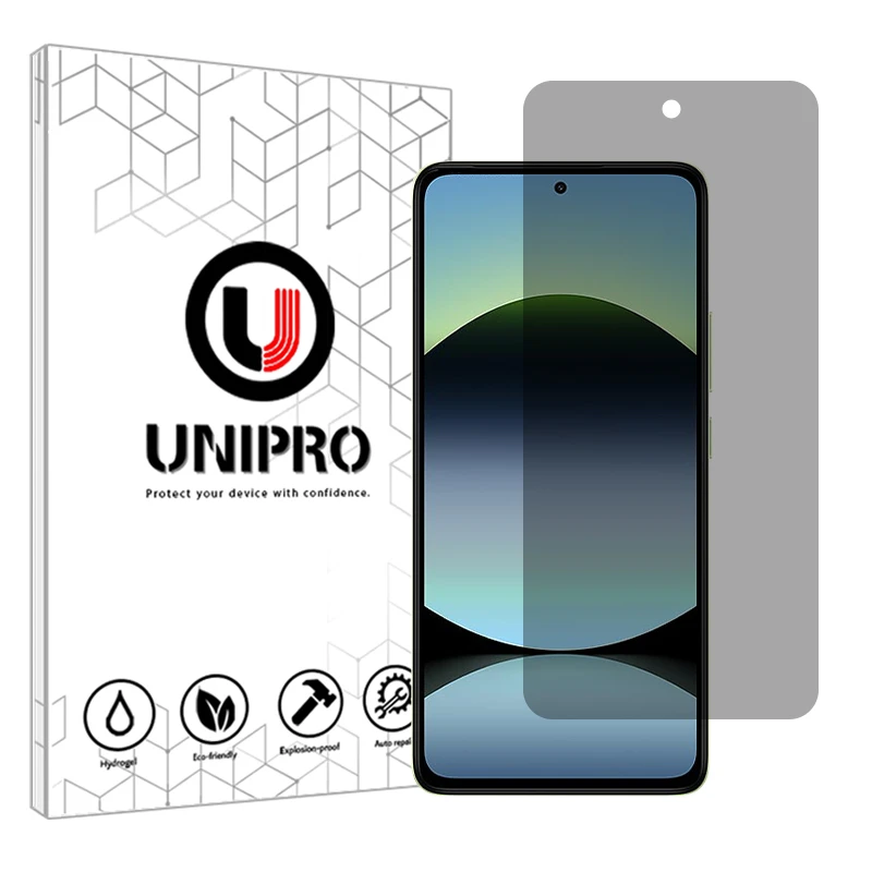 محافظ صفحه نمایش حریم شخصی یونی پرو مدل star 4 مناسب برای گوشی موبایل شیائومی Redmi Note 14 4G 
