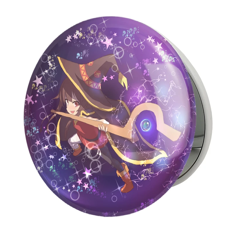 آینه جیبی خندالو طرح مگومین انیمه کونوسوبا Konosuba مدل تاشو کد 27328 