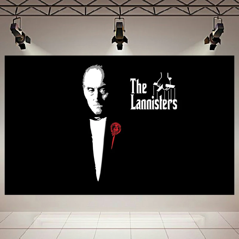 پوستر مدل بک لایت سریال بازی تاج و تخت طرح تایوین لنیستر کد AR2060