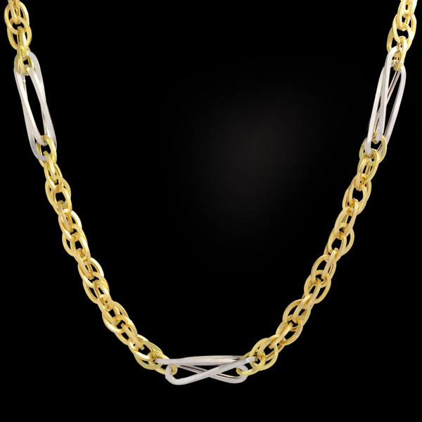 گردنبند طلا 18 عیار زنانه طلای مستجابی مدل اسپادانا کد 2